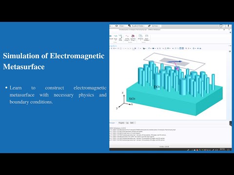 Simulation of Metasurface Unit-cell | COMSOL Multiphysics