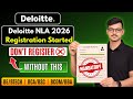 Deloitte Registration | deloitte hiring 2026 | Deloitte nla 2026 | Deloitte resume format