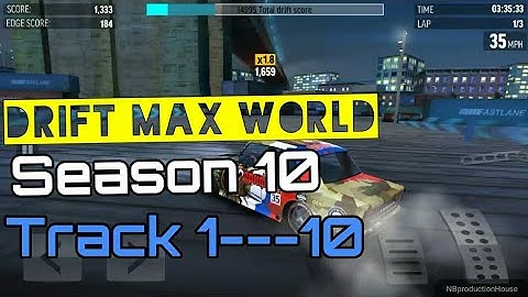 Drift Max World Season 10 Track 1-2-3-4-5-6-7-8-9-10 Android/iOS Gameplay/Walkthrough