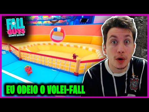EU ODEIO O VOLEI-FALL | FALL GUYS com tryhards do Brasil