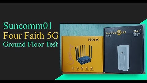 SUNCOMM and FOUR FAITH Ground floor Test