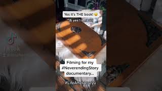 The REAL prop! 📚 #neverendingstory #theneverendingstory #movieprops #lifeaftermovies #80s #1980s
