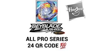 ALL PRO SERIES 24 QR CODE BEYBLADE BURST PRO SERIES APP