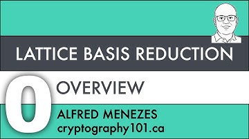 V0: Overview (Lattice Basis Reduction)