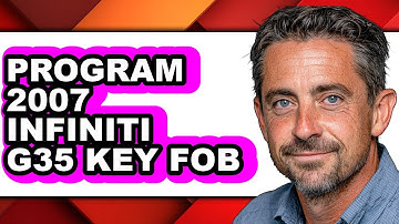 How To Program 2007 Infiniti G35 Key Fob (Full Guide)