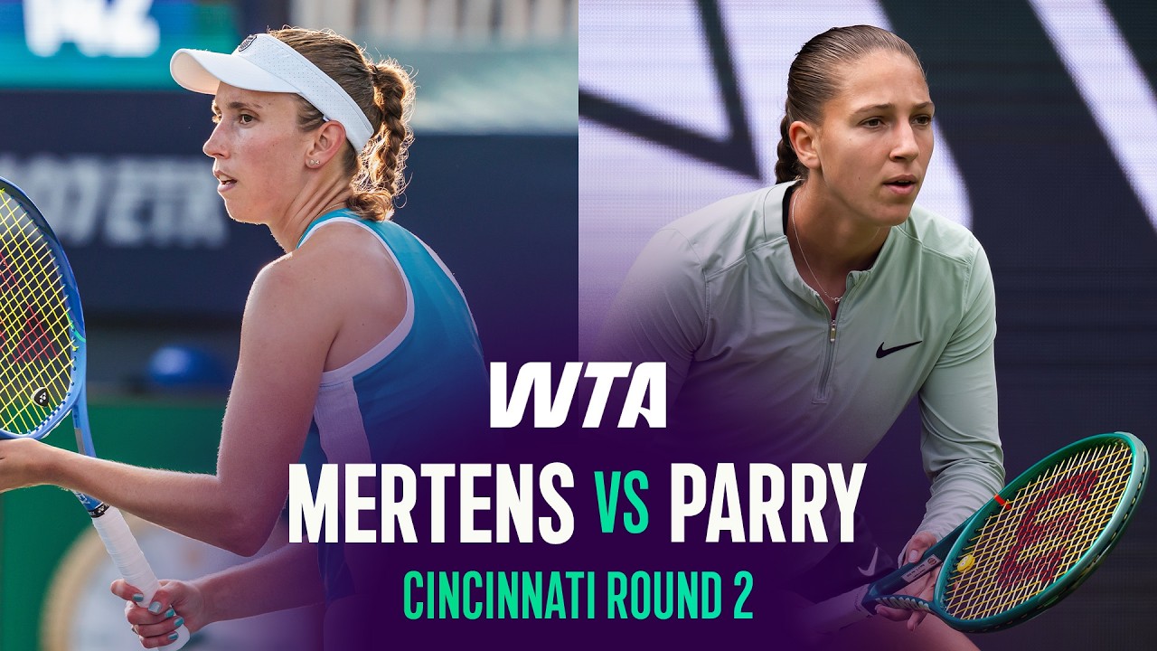 Elise Mertens vs. Diane Parry | 2026 Cincinnati Round 2 | WTA Match Highlights