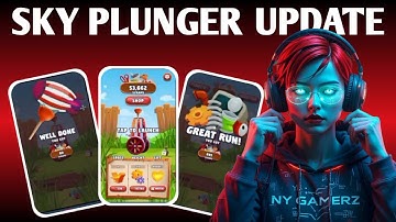 🎮 Sky Plunger Updated Gameplay | Earn Money Strategy | Level 2000 Completed