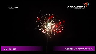 Maxsem Fireworks SB-19-02 Love of Blue (1.2'' 19shots) #fyp #fireworks #Tonglefireworks
