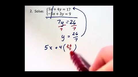 4.3a - Solving Systems Using the Addition Method - Part 1