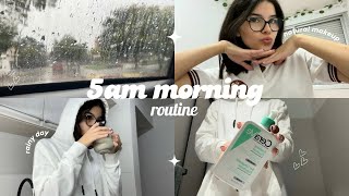 5am morning routine☕️ || makeup, skincare, productividad