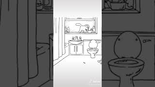 Cartoon Cat Eating The ToothBrush #3 #shorts