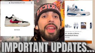 TRAVIS JUMPMAN JACKS STILL RELEASING! \& DSG AIR JORDAN 4 MILITARY BLUE UPDATES!