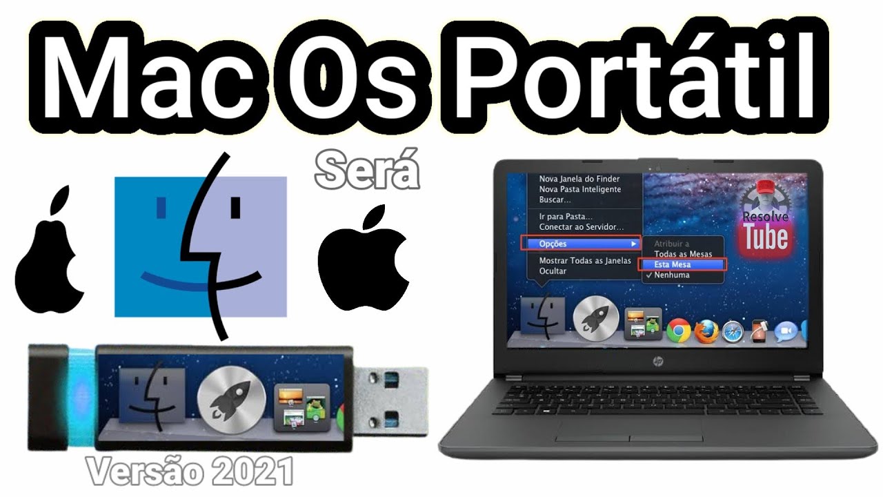 Mac Os Portátil Rodando Pendrive será? - YouTube