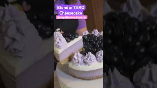 #tarocheesecake #taro #blondie #brownie #cheesecake #cheesecakes #cheesecakerecipes #cheesecakelover