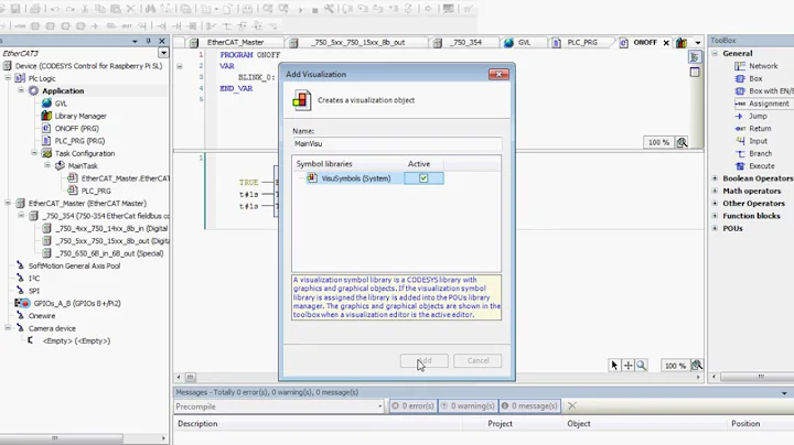 Raspberry Pi Codesys PLC w/ EtherCat 750-354 part2