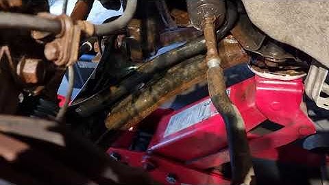 Quick replacement of track rod end and tie rod end on a Honda Jazz