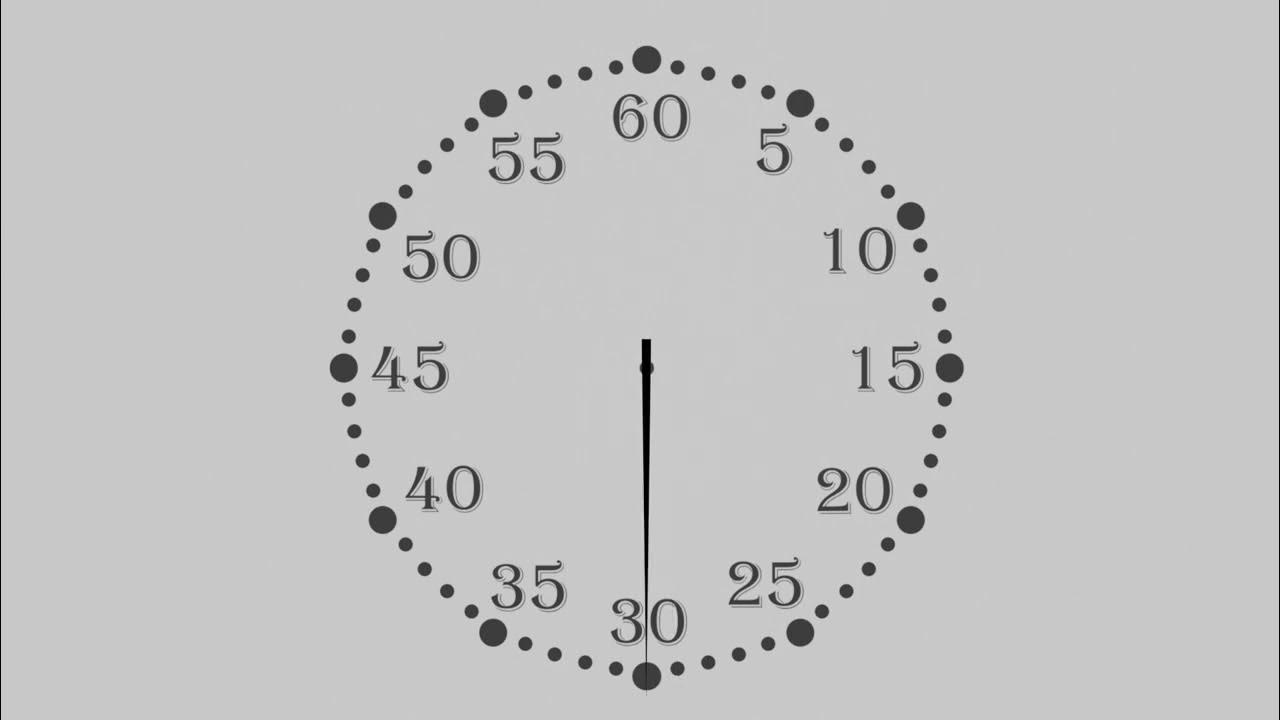 1 minute Timer (Analog) YouTube