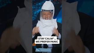 The news media's experts say, "Stay calm," and the news media says, "No, I believe we prefer panic.