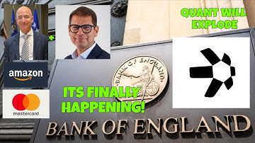 QUANT CEO ADMITS AMAZON & BANK OF ENGLAND PARTNERSHIPS / INSANE NEWS (QNT 1000X SOON)