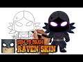 How to Draw Fortnite | Raven