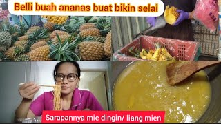 BELLI ANANAS BUAT BIKIN SELAI SARAPAN MIE DINGIN