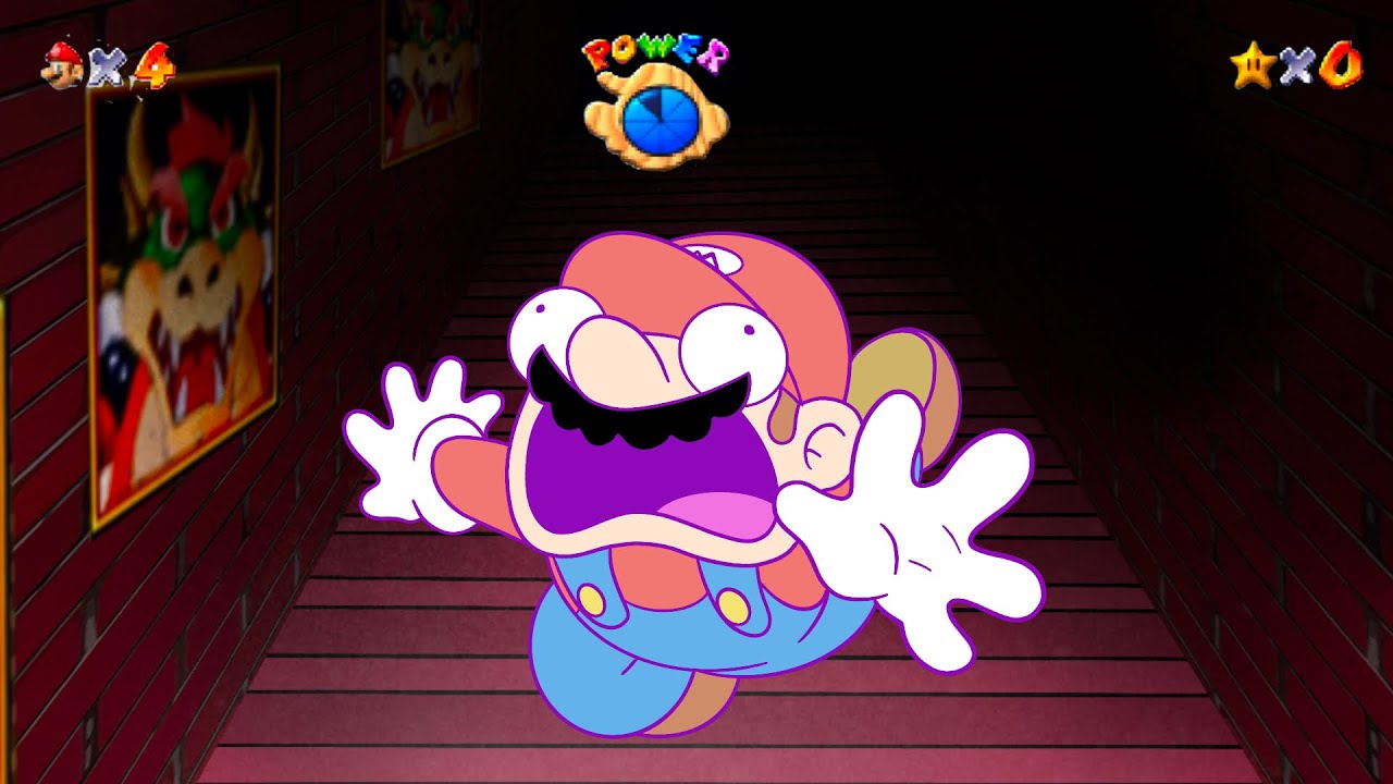 Mario Falls Down the Endless Stairs (Super Mario Animation) - 4 drawings in ten hours is equivalent to animating on 9000s.