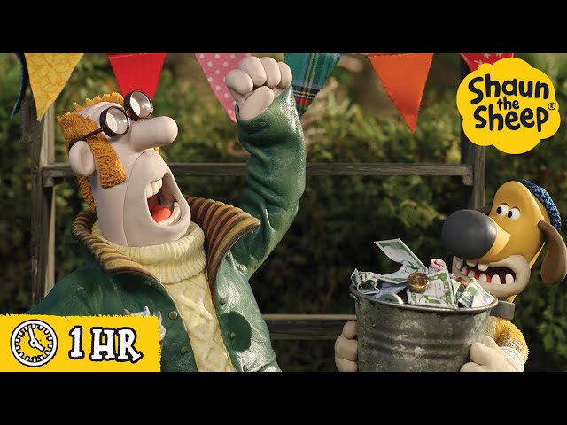 Shaun the Sheep 🐑 The Big Spring Clean 🌷💰 Full Episodes Compilation [1 hour] class=