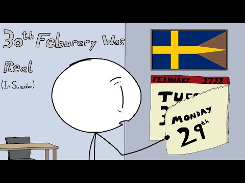 The Time Sweden Had 30 Days in February