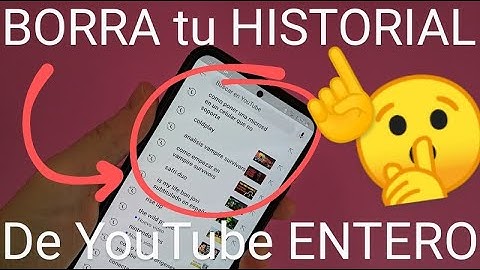 📋❌ Como ELIMINAR el HISTORIAL de BÚSQUEDA de YOUTUBE en MI CELULAR 2025 FÁCIL y RÁPIDO