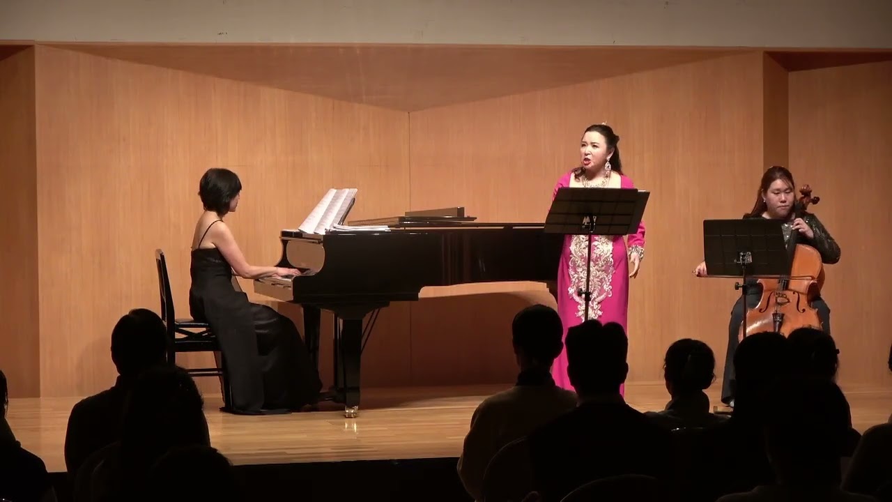 2/28, TIAA 데뷔 콘서트 앙콜곡,「水彩画(수채화)」 박지훈 작곡, sop. 양진, cello 이신혜, piano 호시 카즈요