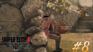 Sniper elite 4 Gameplay  Part 8 - Abrunza Monastery (offline play) screenshot 5