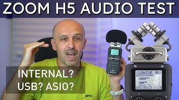 Internal AUDIO Recording or USB? Zoom H5 XY capsule Audio Quality Test -  ASIO and MME drivers
