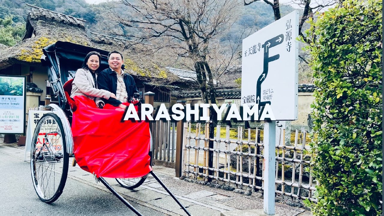 10,000 Yen Rickshaw ride in Arashiyama,DJI Osmo vlogging Japan March ...