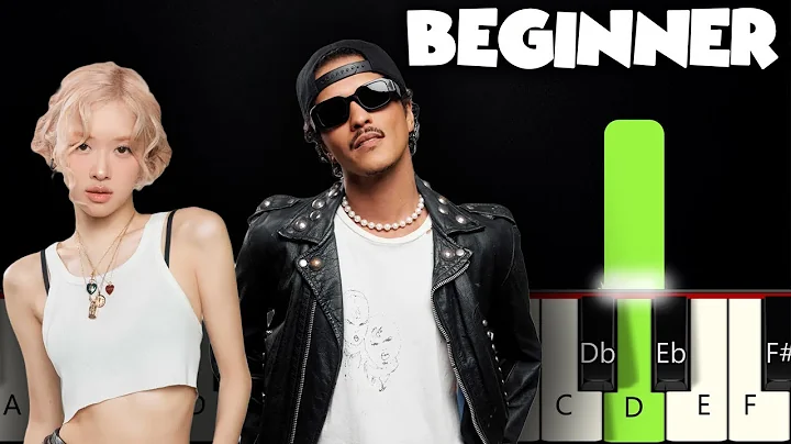 APT. - ROSÉ & Bruno Mars | BEGINNER PIANO TUTORIAL + SHEET MUSIC by Betacustic