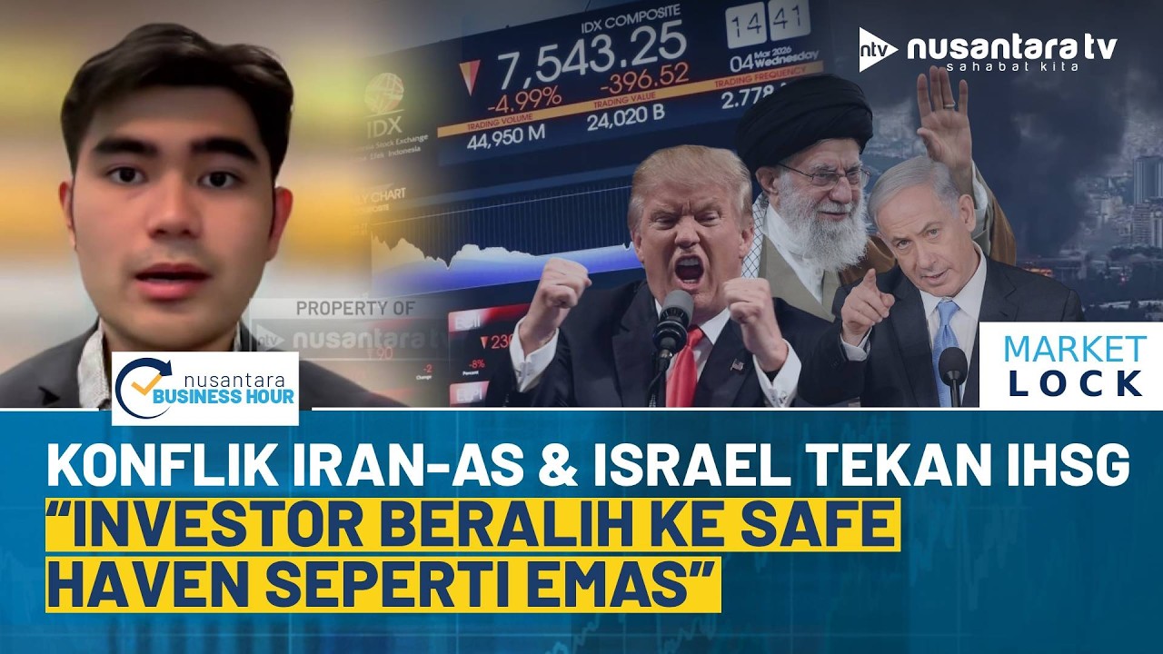 Gejolak Timur Tengah Hantam IHSG, Head of Research NHKSI: Investor Lari ke Emas dan Minyak | NBH