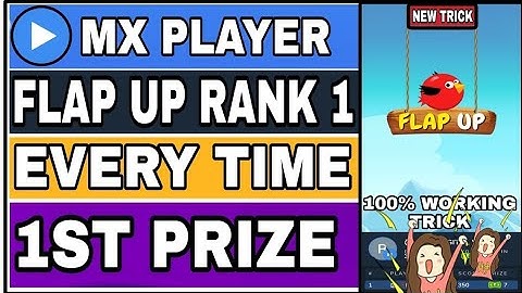 MX Player Hack Flap Up Game | Earning Small Tricks | @rkdiyaari