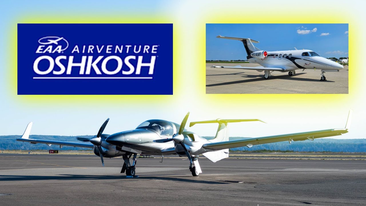 Flying from Seattle to Oshkosh AirVenture in a Diamond DA42 (and a Phenom 100 Biz Jet!)