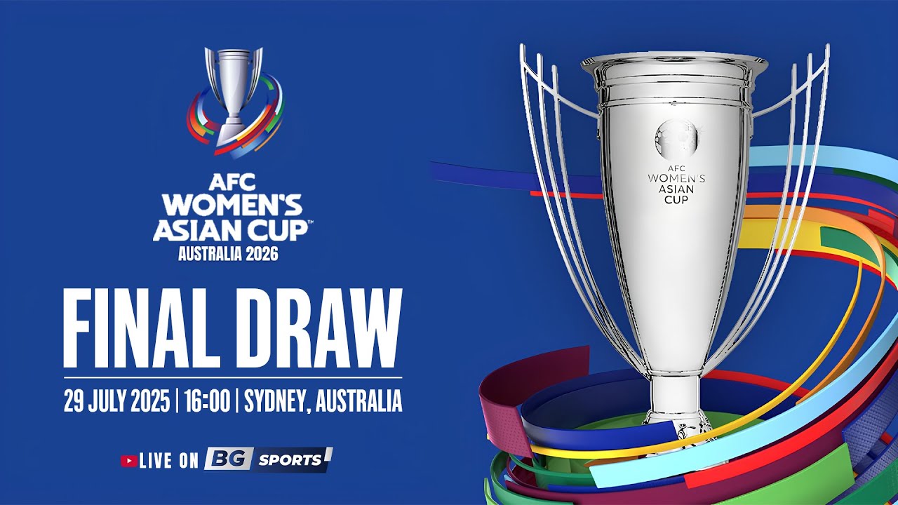 LIVE 🔴 : Final Draw | AFC Women's Asian Cup Australia 2026™