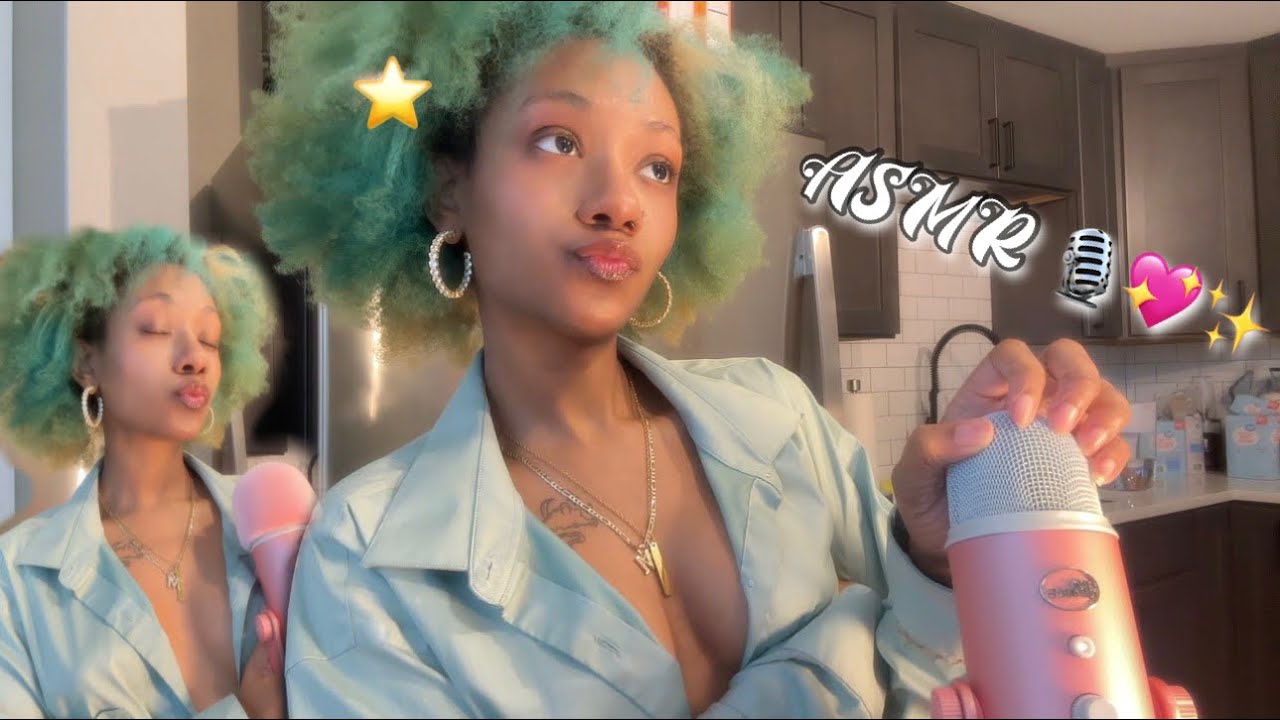 ASMR Kiss Sounds and Mic Scratching + Rubbing 🎙️💖💋