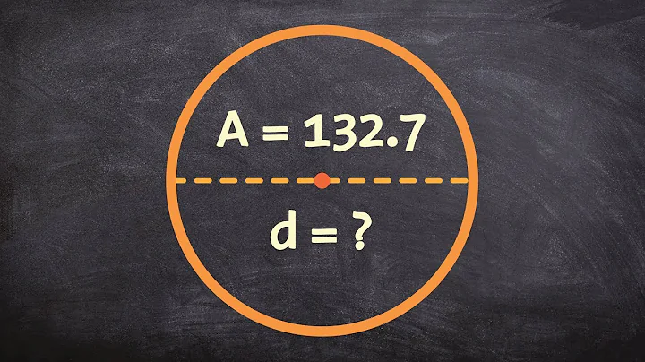 How to find the diameter of a circle when given the area