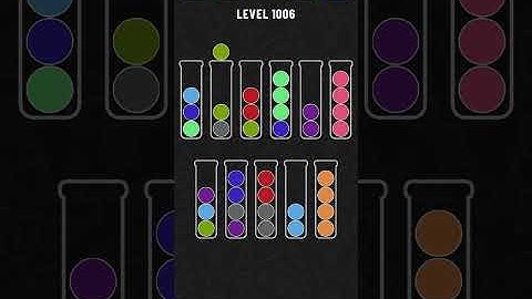 Ball sort puzzle level 1006