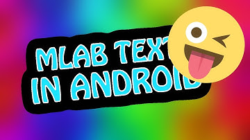how to get Mlab Text in android !!!
