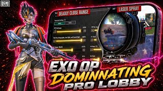 DOMINATING PRO LOBBY 😈🔥 5 FINGER FULL RUSH GAMEPLAY 
