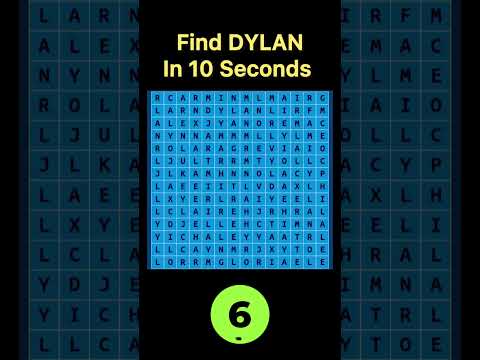Can You Spot DYLAN In 10 Seconds Ultimate Word Challenge Shorts Viral Subscribe