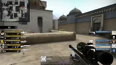 Cs GO noob ace awp Dust2