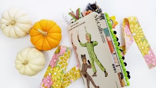 Halloween Kittydori Travelers Notebook Junk Journal Flip-Through