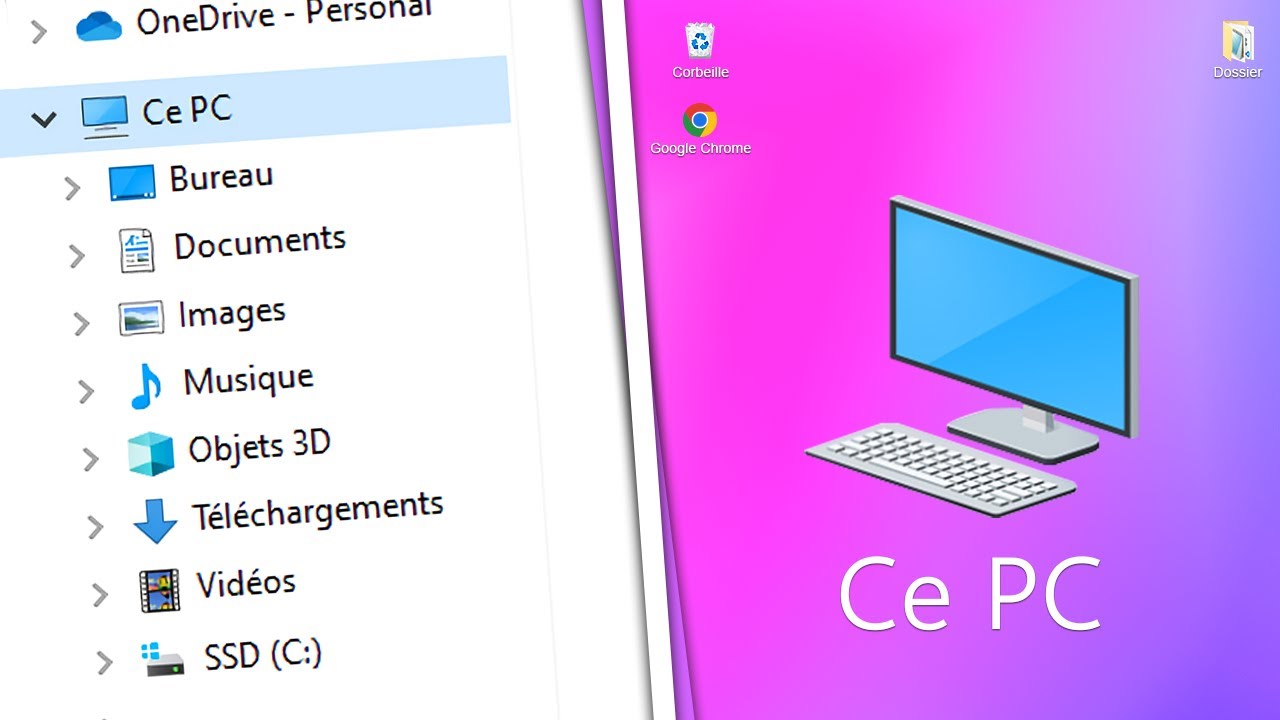Comment afficher l'icône Ce PC sur le bureau (Windows 11) 