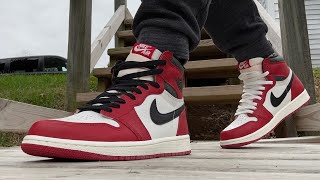 How to lace up Air Jordan 1 Lost and 