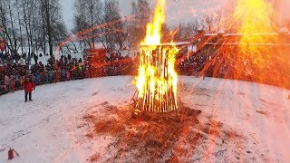 Ярославская масленица 2018 с квадрокоптера AeroPRO