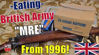 VINTAGE British Military MRE Review 🇬🇧 24 HOUR TASTE TEST Combat Ration Pack GP General Purpose ORP